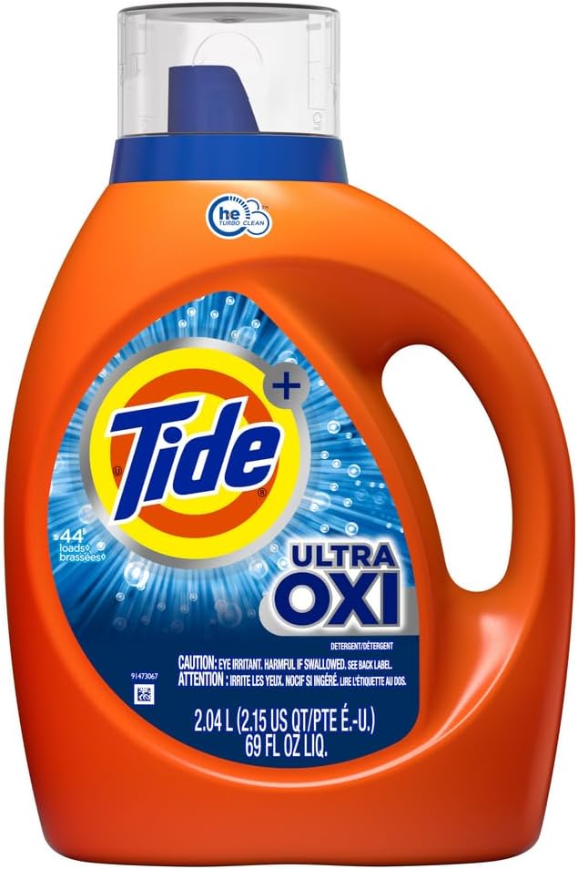Tide Plus Ultra Oxi Liquid Laundry Detergent 69oz Brad's Bargains STL