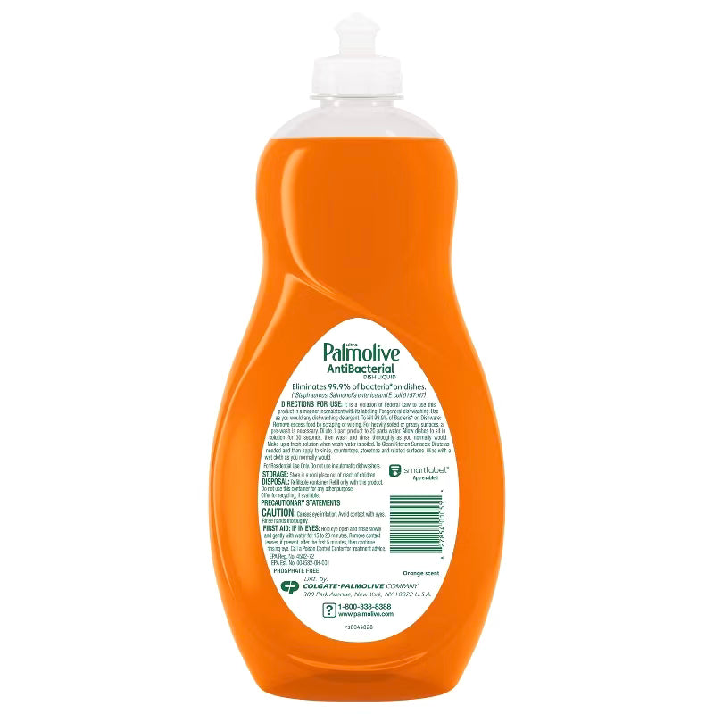 Palmolive Antibacterial Orange Ultra Liquid Dish Soap (click for options)