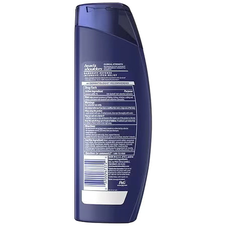 Head & Shoulders Clinical Strength Dandruff Defense + Intensive Itch Relief Shampoo, 13.5 fl oz