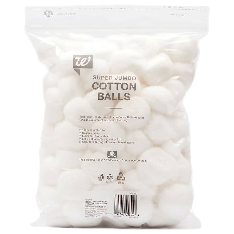 Walgreens Jumbo Cotton Balls, 70 ea