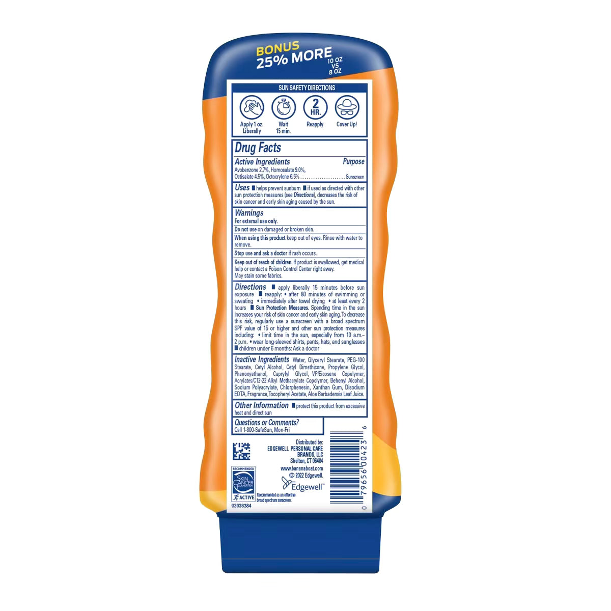 Banana Boat Sport Sunscreen Lotion, SPF 50, 10 fl oz
