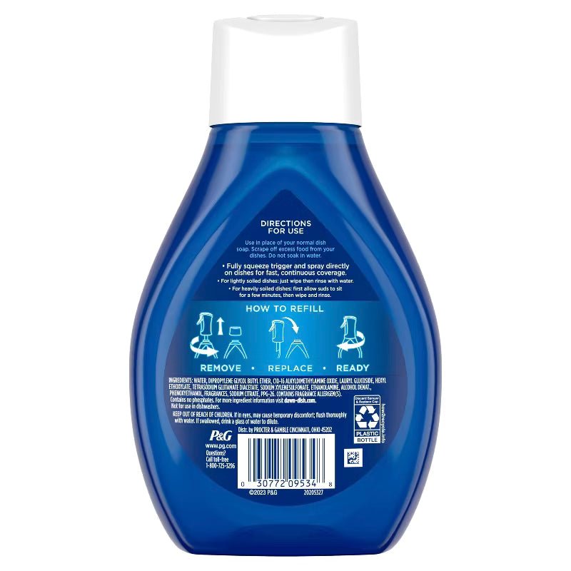 Dawn Lemon Powerwash Dish Spray Refill - 16 fl oz