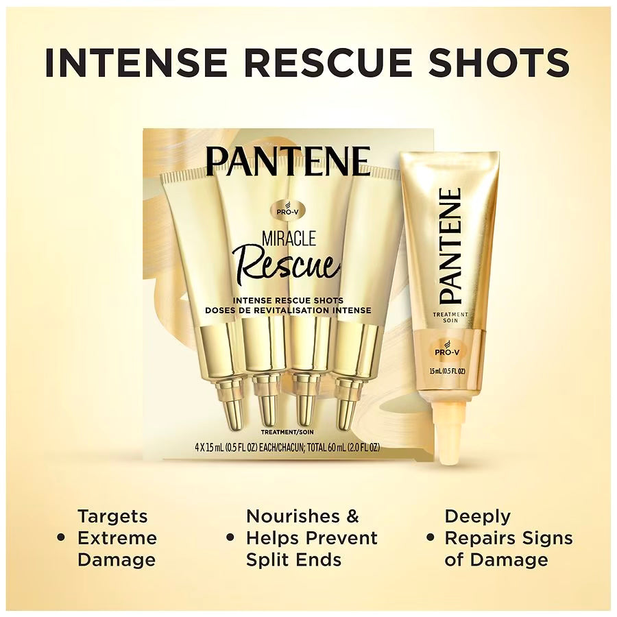 Pantene Hair Mask for Dry Damaged Hair, Deeply Moisturizing and Weightless No scent, 4.0 ea