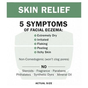 Olay Sensitive Eczema Therapy Skin Relief Face Moisturizer Cream with Colloidal Oatmeal - Fragrance Free - 1.7oz