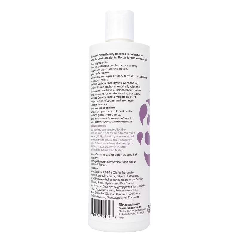 Purezero Biotin Strengthening Shampoo - 12 fl oz