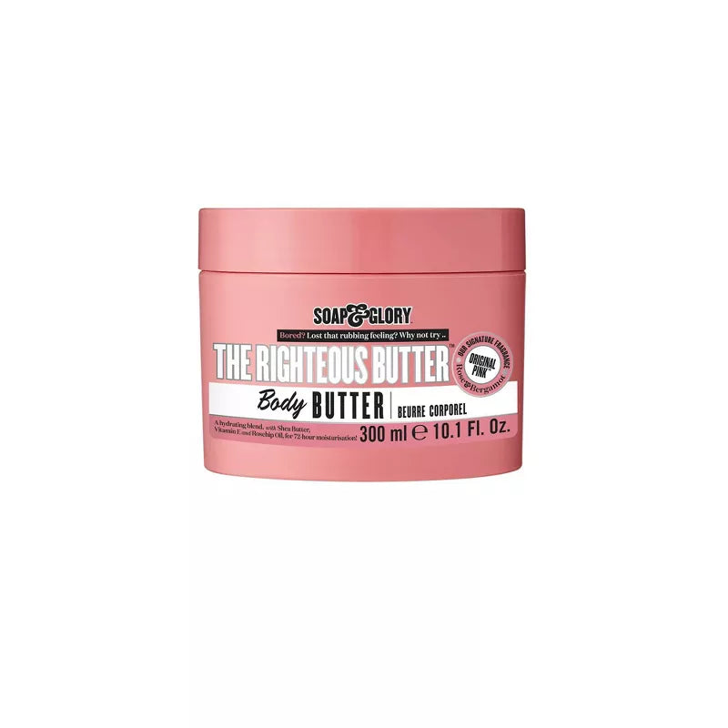 Soap & Glory The Righteous Butter Moisturizing Body Butter - Original Pink Scent - 10.1 fl oz