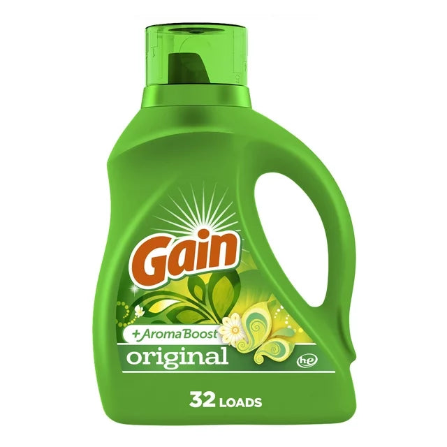 Gain Liquid Laundry Detergent 46oz Brad's Bargains STL