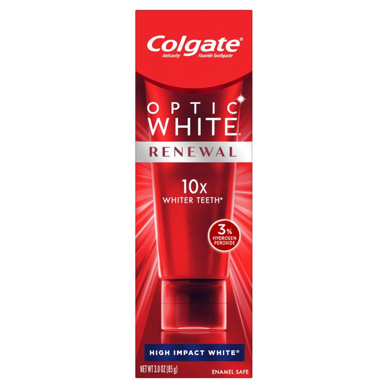 Colgate Optic White Renewal High Impact Whitening Toothpaste - 3oz