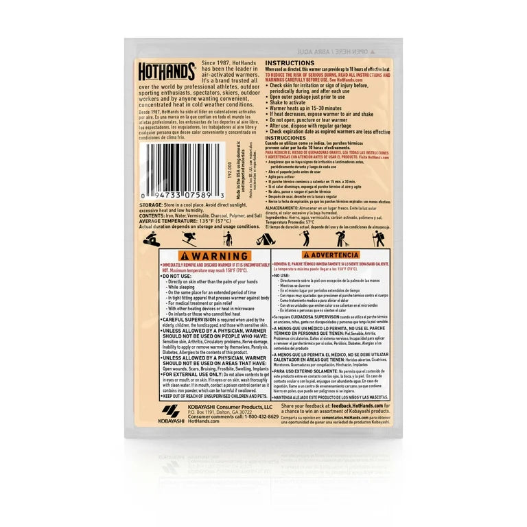 HotHands Hand Warmers, 2 Pack