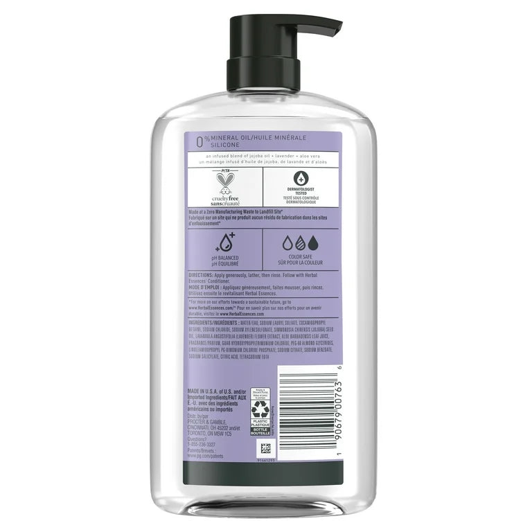 Herbal Essences Jojoba Oil & Lavender Curls Shampoo, 29.2 fl oz