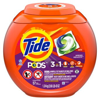 Tide Pods Laundry Detergent Pacs - Spring Meadow 57ct