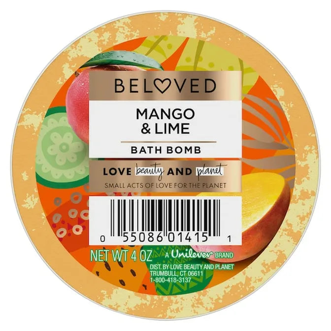 Love Beauty And Planet Beloved Bath Bomb, Mango & Lime