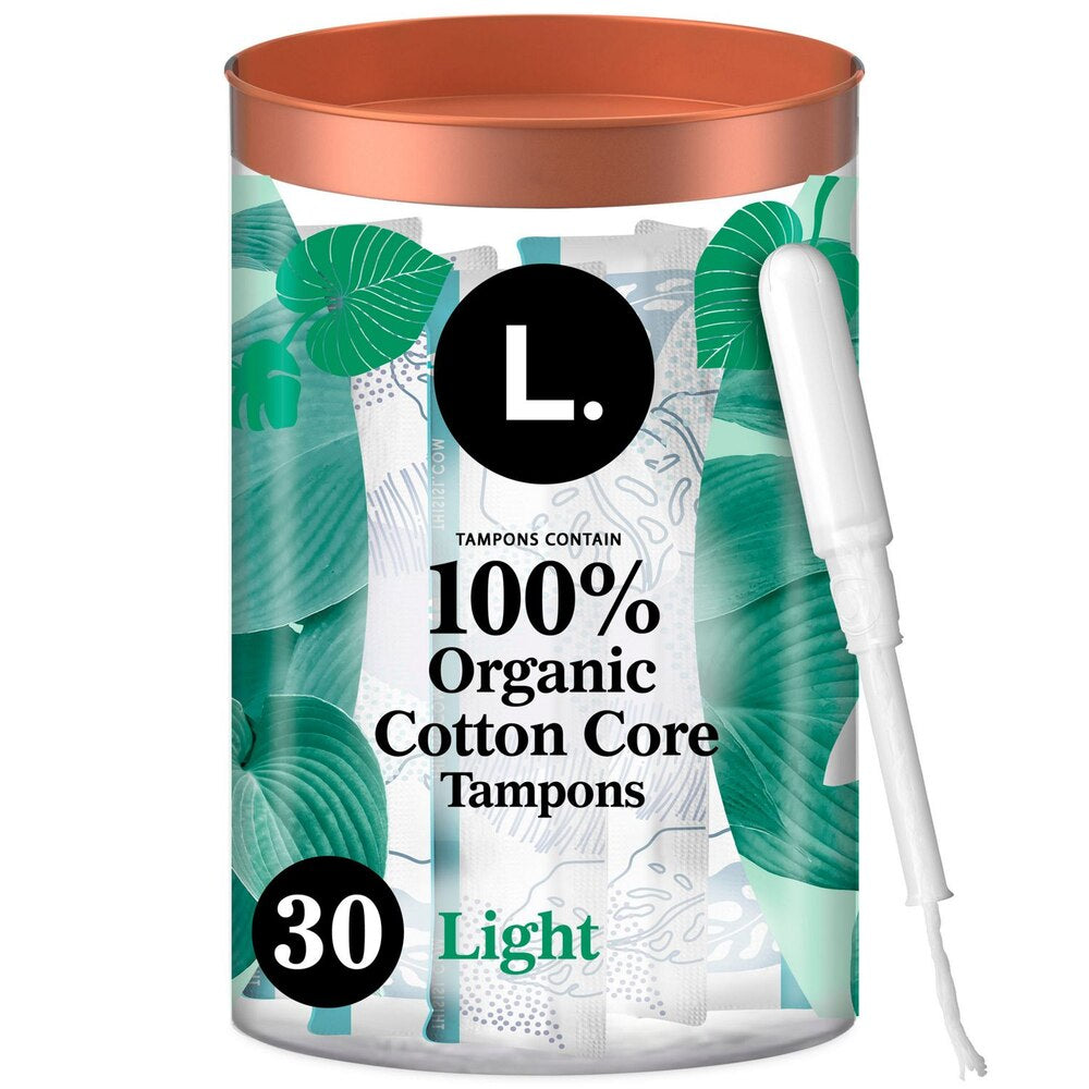 L. Organic Cotton Tampons Light, 30 CT