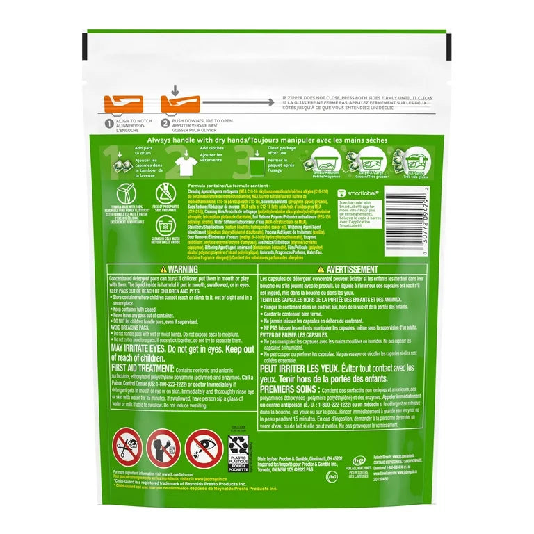 Gain Flings 3-in-1 Oxi Boost and Febreze Laundry Detergent Pacs, Moonlight Breeze Scent, 31 Count