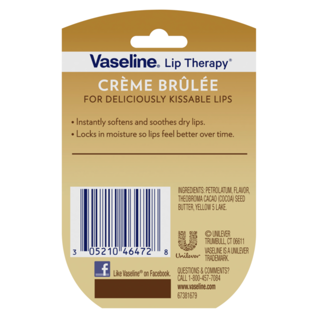 Vaseline Lip Therapy Crème Brûlée
