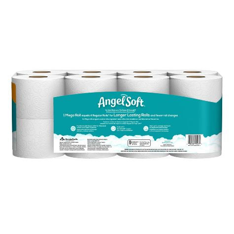Angel Soft Toilet Paper 16=64 Mega Rolls