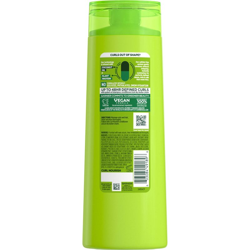Garnier Fructis Curl Nourish Sulfate-Free Shampoo 12.5oz