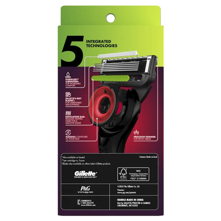 Gillette Labs Official Chiefs Licensed Razor for Men, 1 Handle, 1 Blade Refill