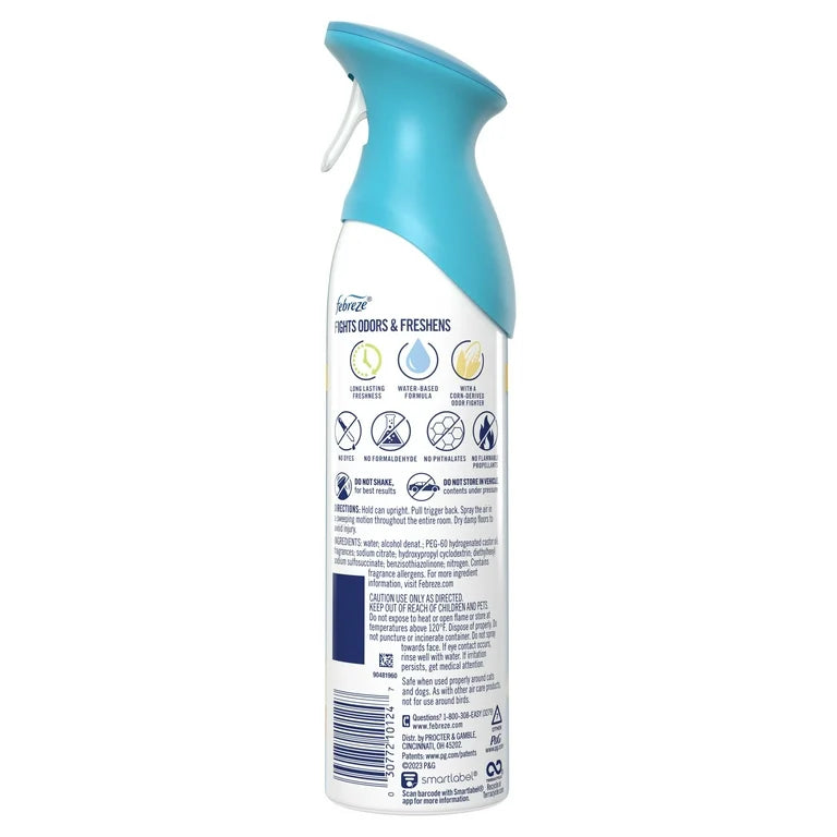 Febreze Air Mist Odor-Fighting Air Freshener, Refresh & Energize Scent