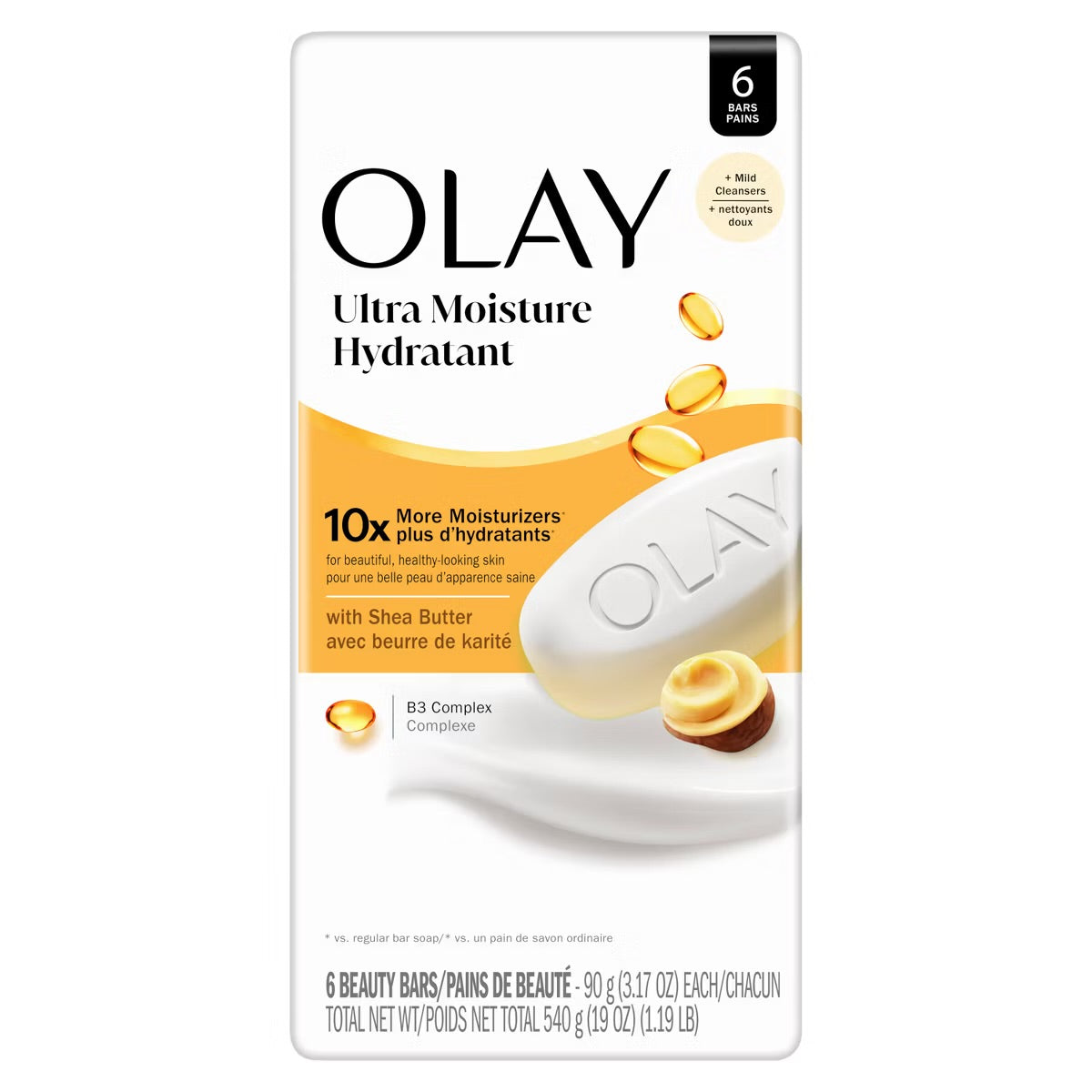 Olay Ultra Moisture Hydrant Bar Soaps - 3.17oz/6pk