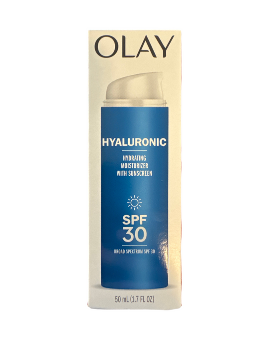 Olay Hyaluronic Face Moisturizer, SPF 30, 1.7 OZ
