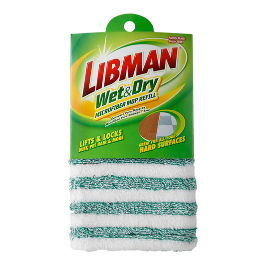 Libman 18" Microfiber Wet / Dry Floor Mop Pad