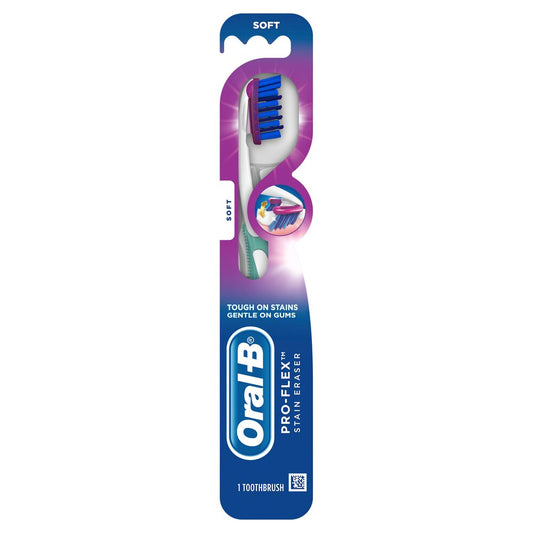 Cepillo de dientes manual suave Oral-B Pro-Flex Stain Eraser***