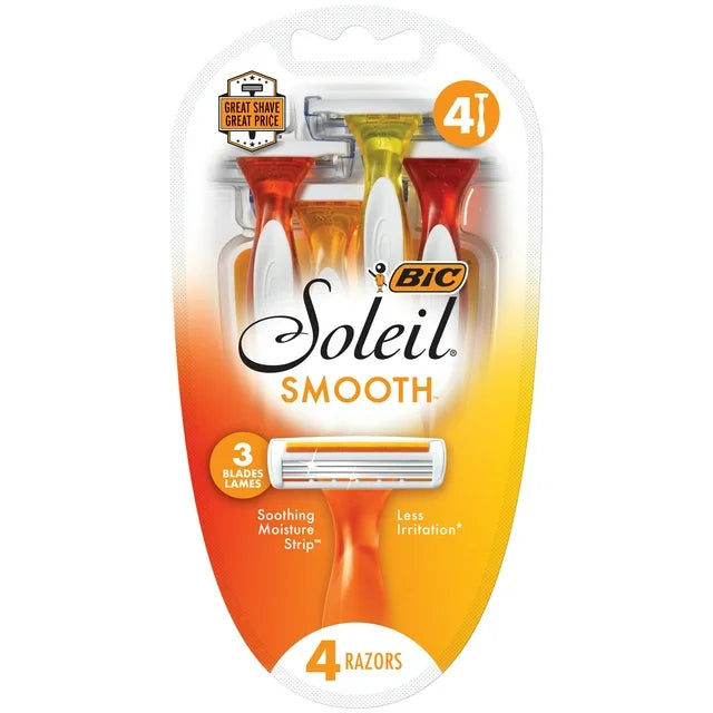 Bic Soleil Smooth Disposable Razors 4ct