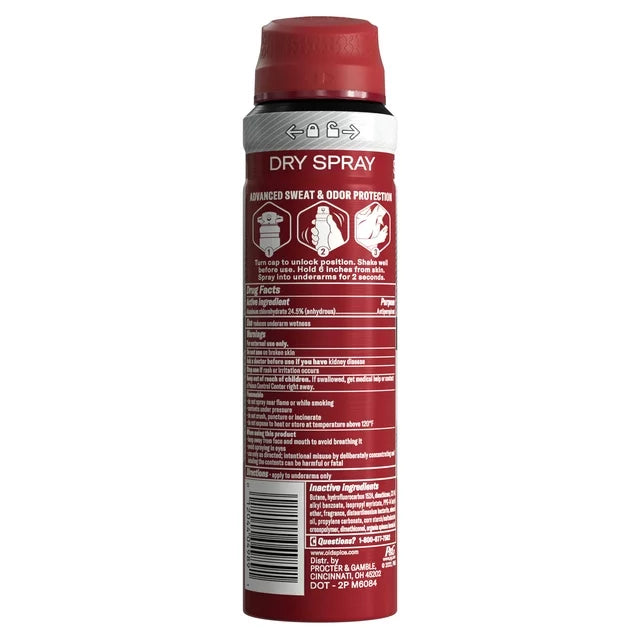 Old Spice Men's Antiperspirant Dry Spray, Swagger Scent, 4.3oz***