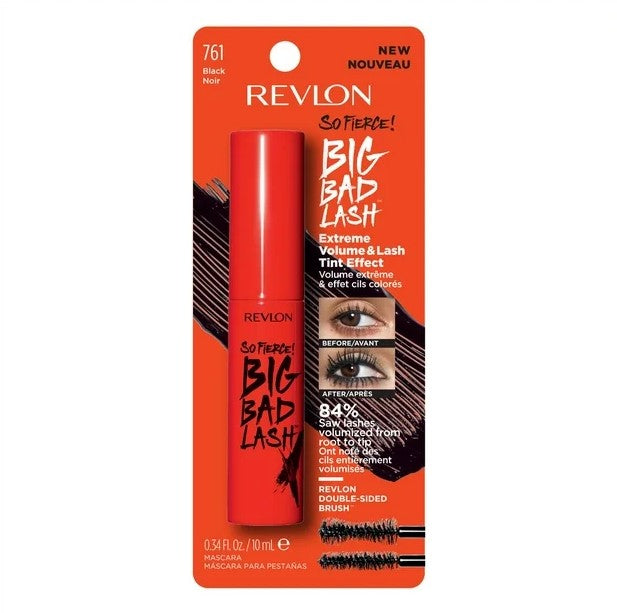 Máscara de pestañas Revlon So Fierce! Big Bad Lash, volumen extremo, duración 24 horas