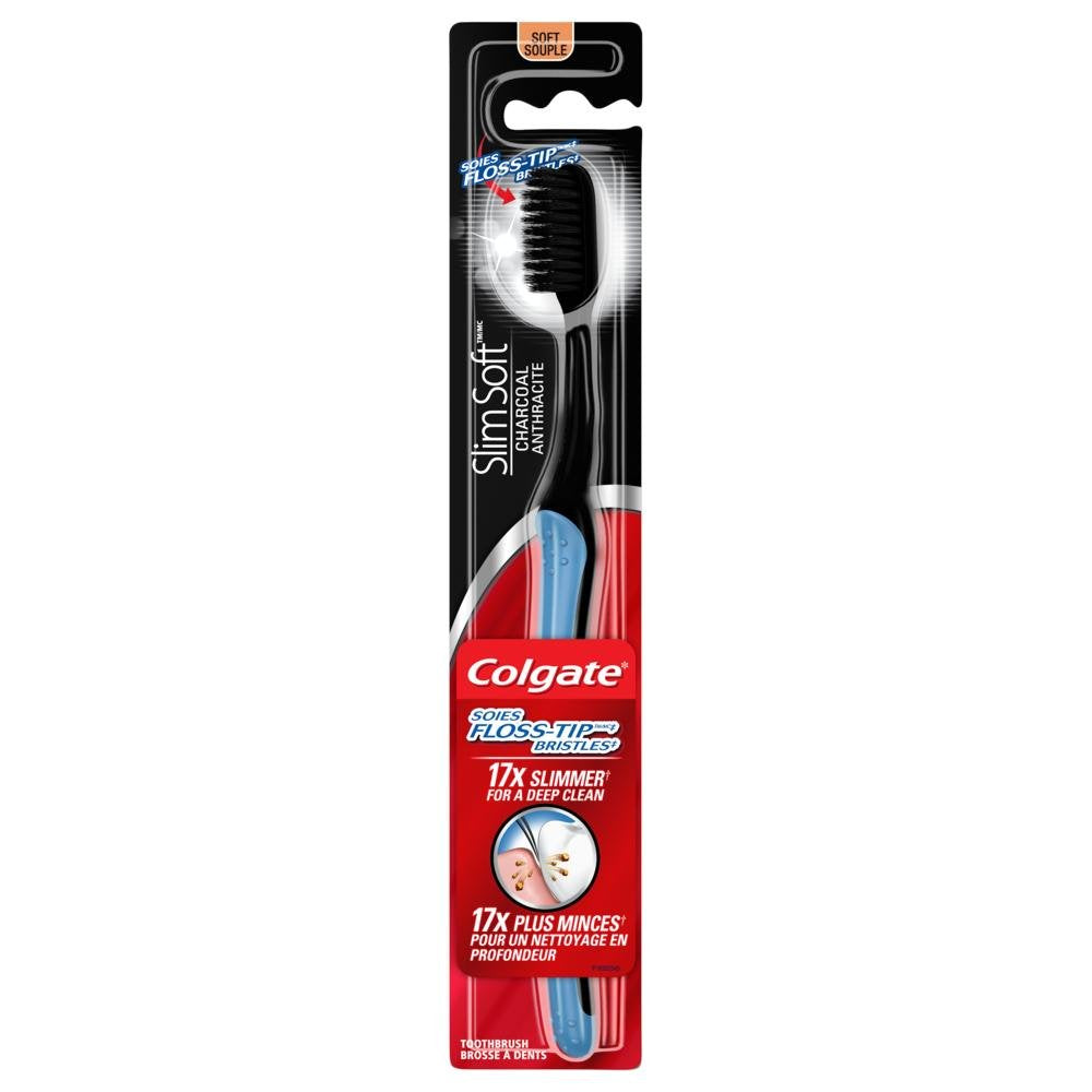 Colgate SlimSoft Charcoal Compact Head Toothbrush***