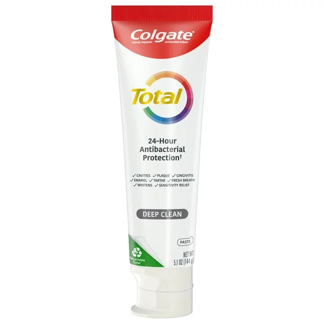 Colgate Total Deep Clean Toothpaste, Mint, 1 Pack, 5.1 Oz Tube***