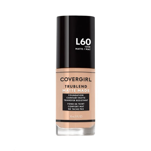 Base de maquillaje líquida mate TruBlend de Covergirl, 1 onza