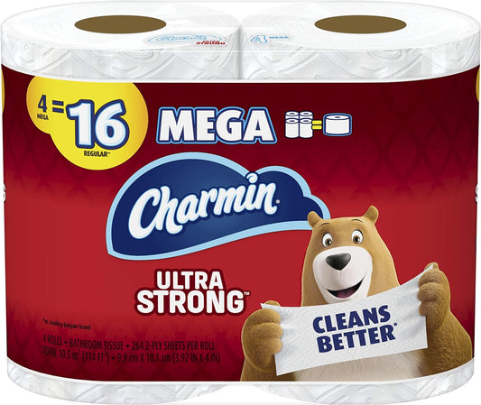 Papel Higiénico Charmin Ultra Fuerte 4=16 Mega