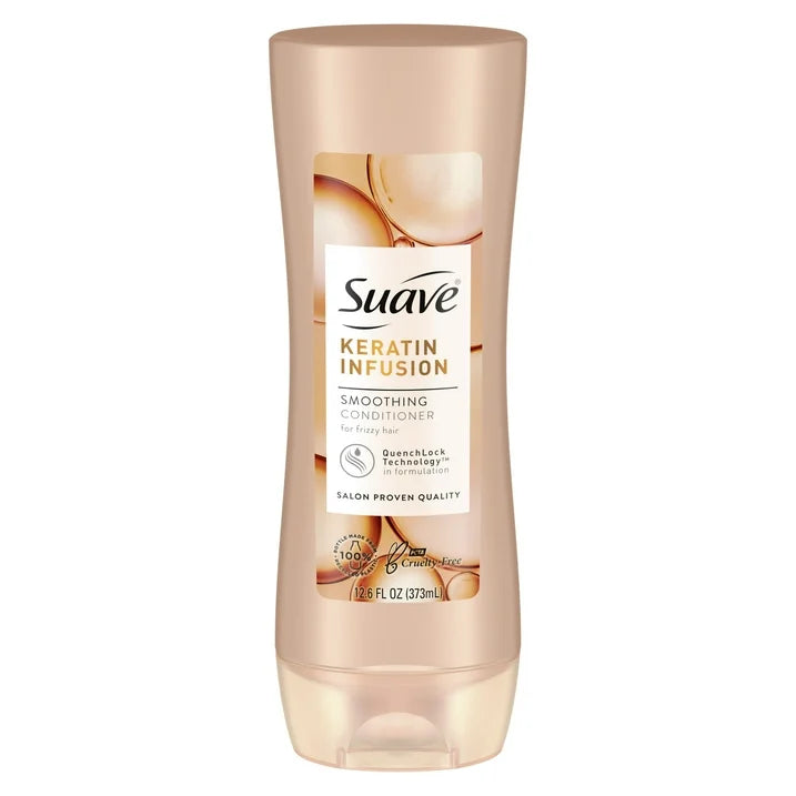 Suave Professionals Keratin Infusion Conditioner, Smoothing, 12.6 fl oz