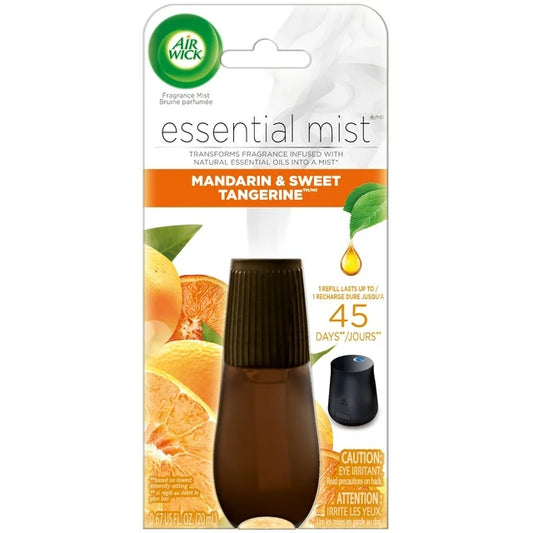 Air Wick Essential Mist Refill, Mandarin & Sweet Orange, 1ct