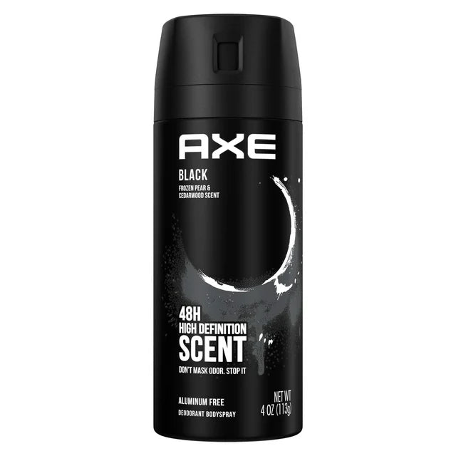 Axe Deodorant Body Spray, Black 4oz