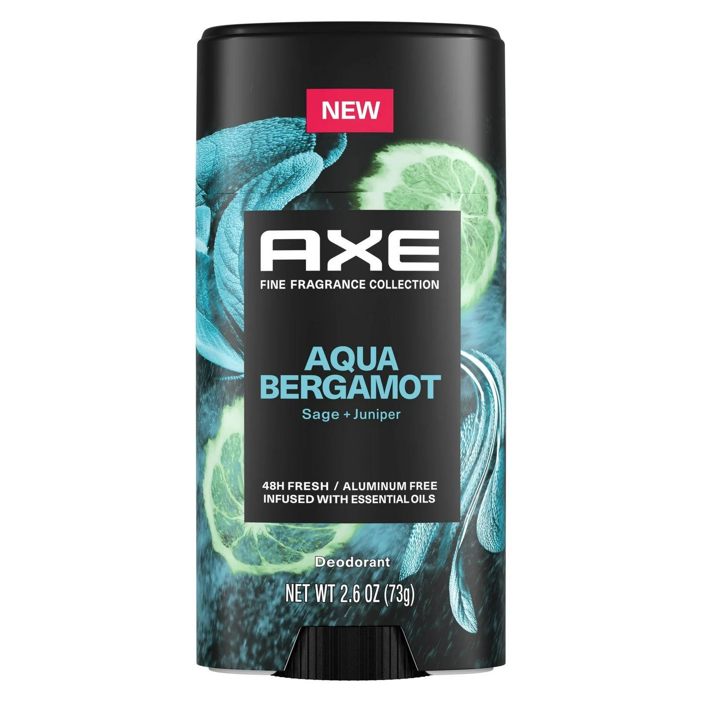 Axe Fine Fragrance Collection Deodorant Stick, Aqua Bergamot, 2.6 oz ***