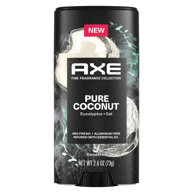 Axe Fine Fragrance Collection Deodorant Pure Coconut 2.6oz ***