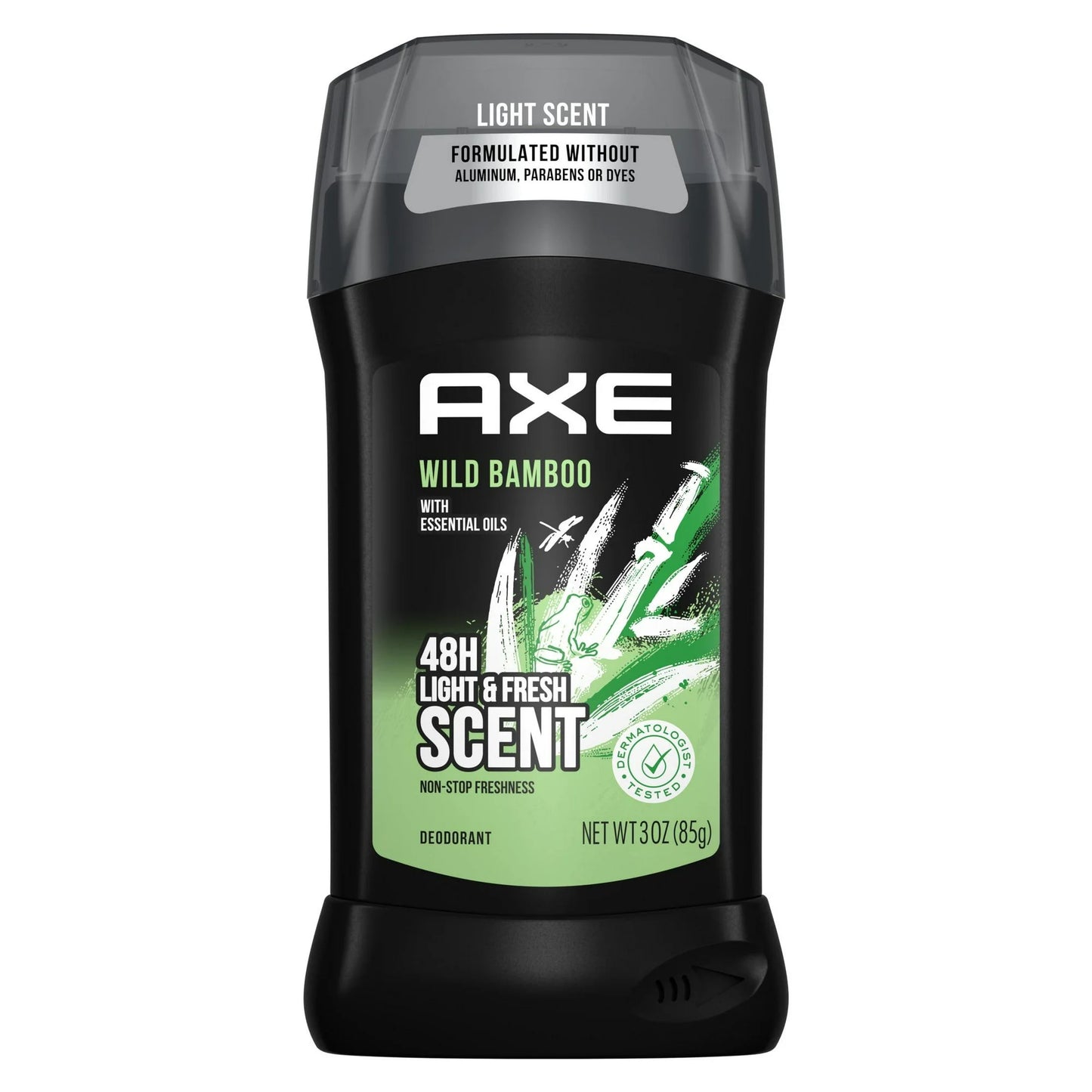 Desodorante en barra para hombres Axe Wild Bamboo de larga duración, ligero y fresco, 3 oz***