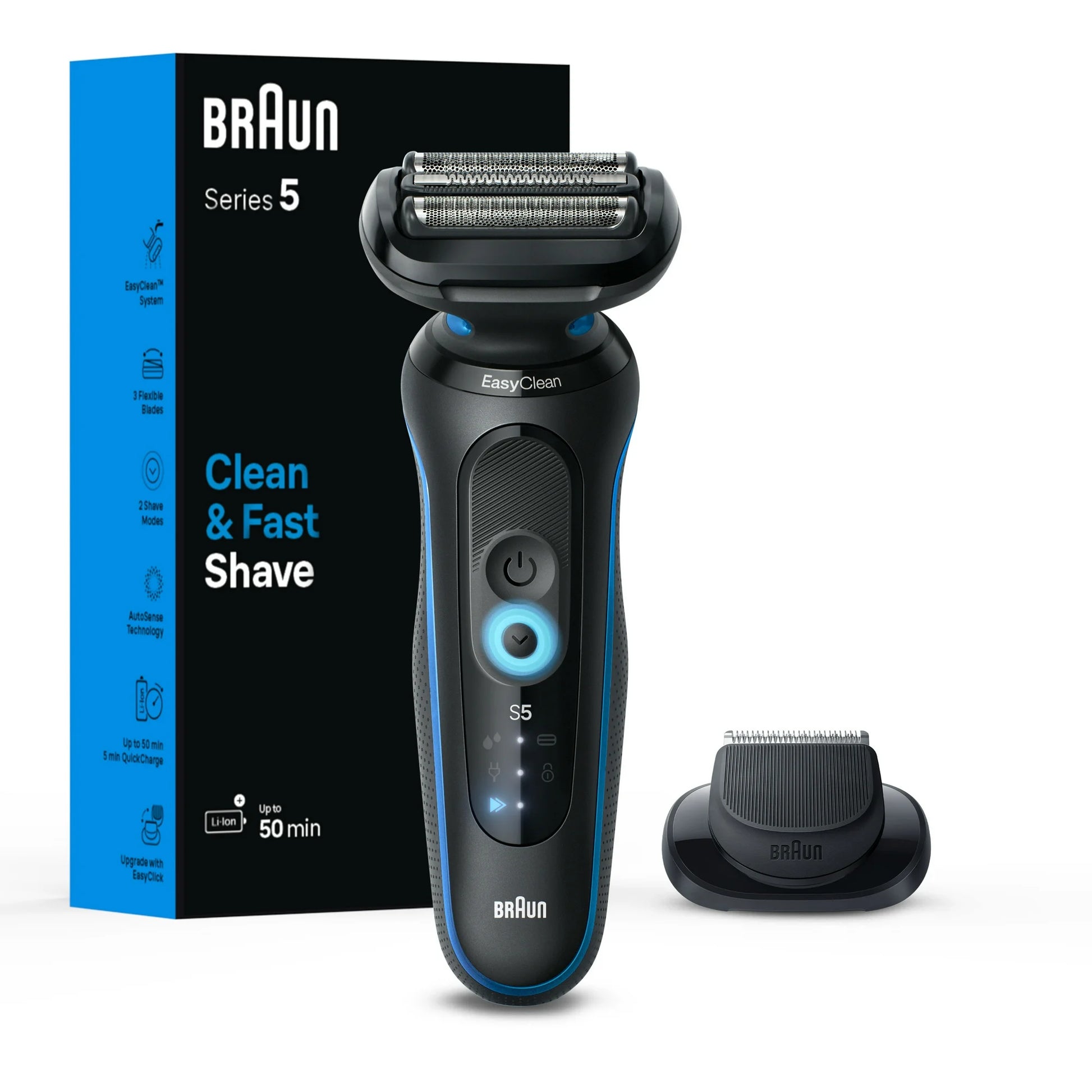Braun Series 5 5118s, Electric Shaver with Precision Trimmer