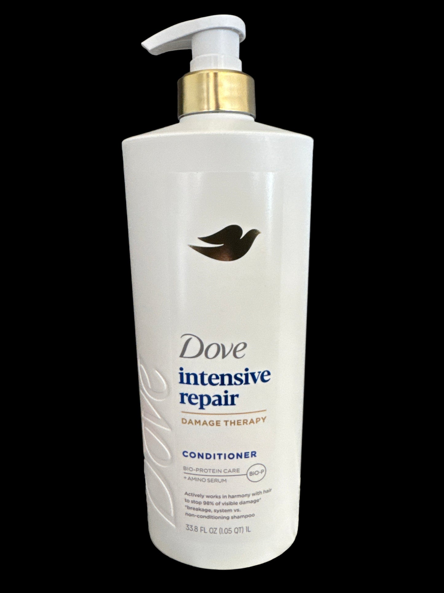 Value Size Dove Intensive Repair Hair Conditioner Pump with Glutamic Amino Serum & Bio-Protein Care - 33.8 fl oz
