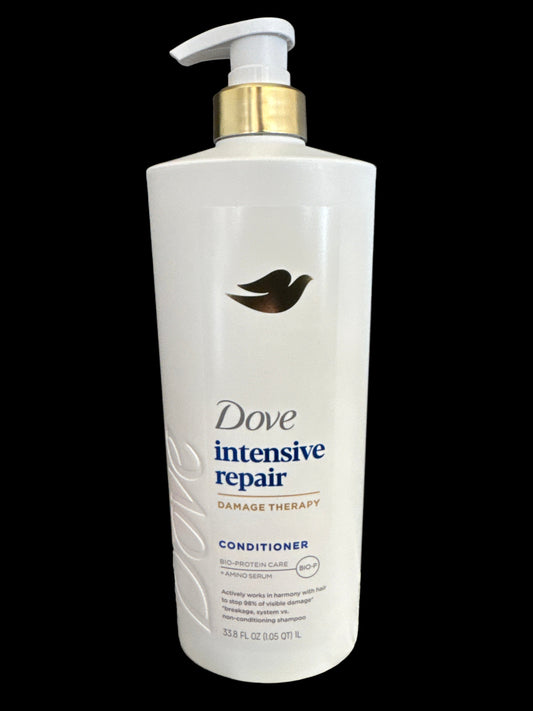 Value Size Dove Intensive Repair Hair Conditioner Pump with Glutamic Amino Serum & Bio-Protein Care - 33.8 fl oz