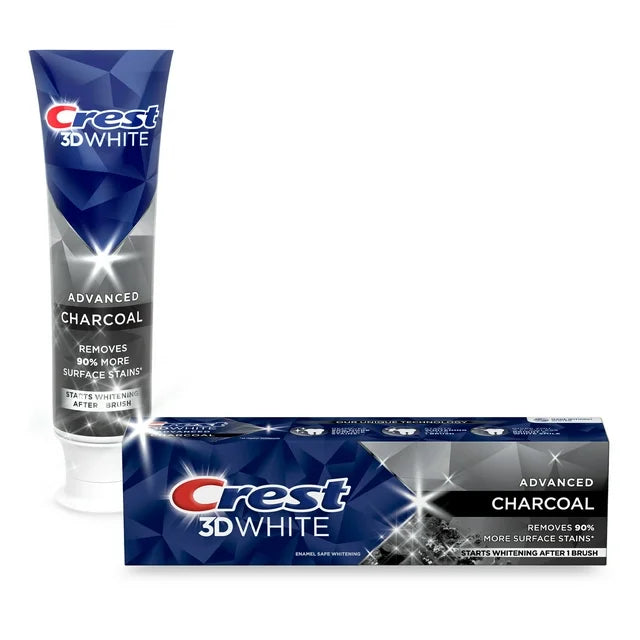 Crest 3D White Advanced Charcoal Toothpaste 3.3oz***