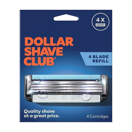 Dollar Shave Club Men's Razor 4-Blade Razor Blade Refill 4 Count***