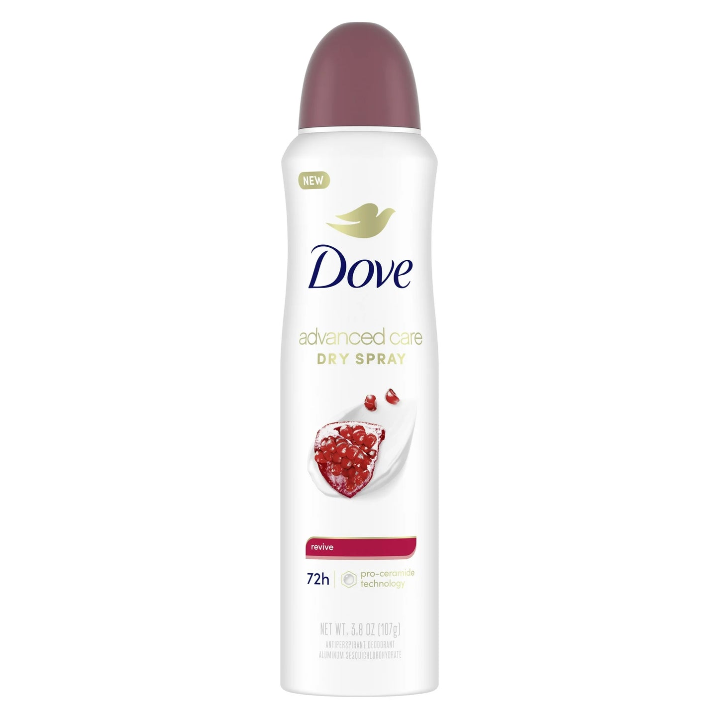 Dove Advanced Care Antiperspirant Spray, Revive Pomegranate, 3.8 oz