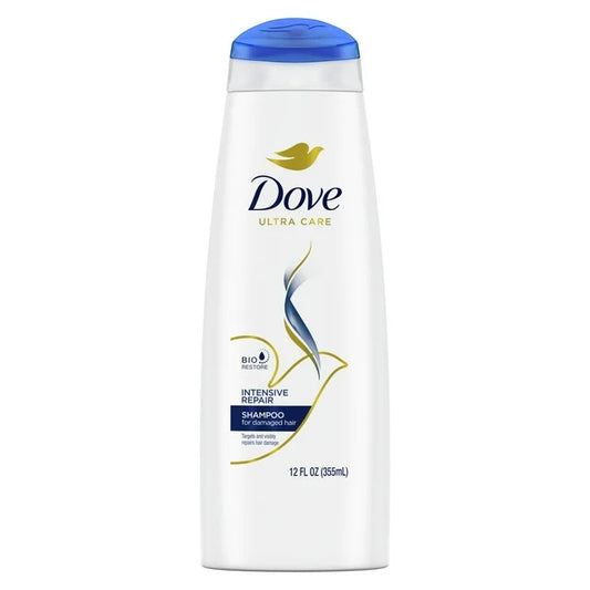 Champú diario Dove Ultra Care Nourishing Intensive Repair para cabello dañado, 12 fl oz