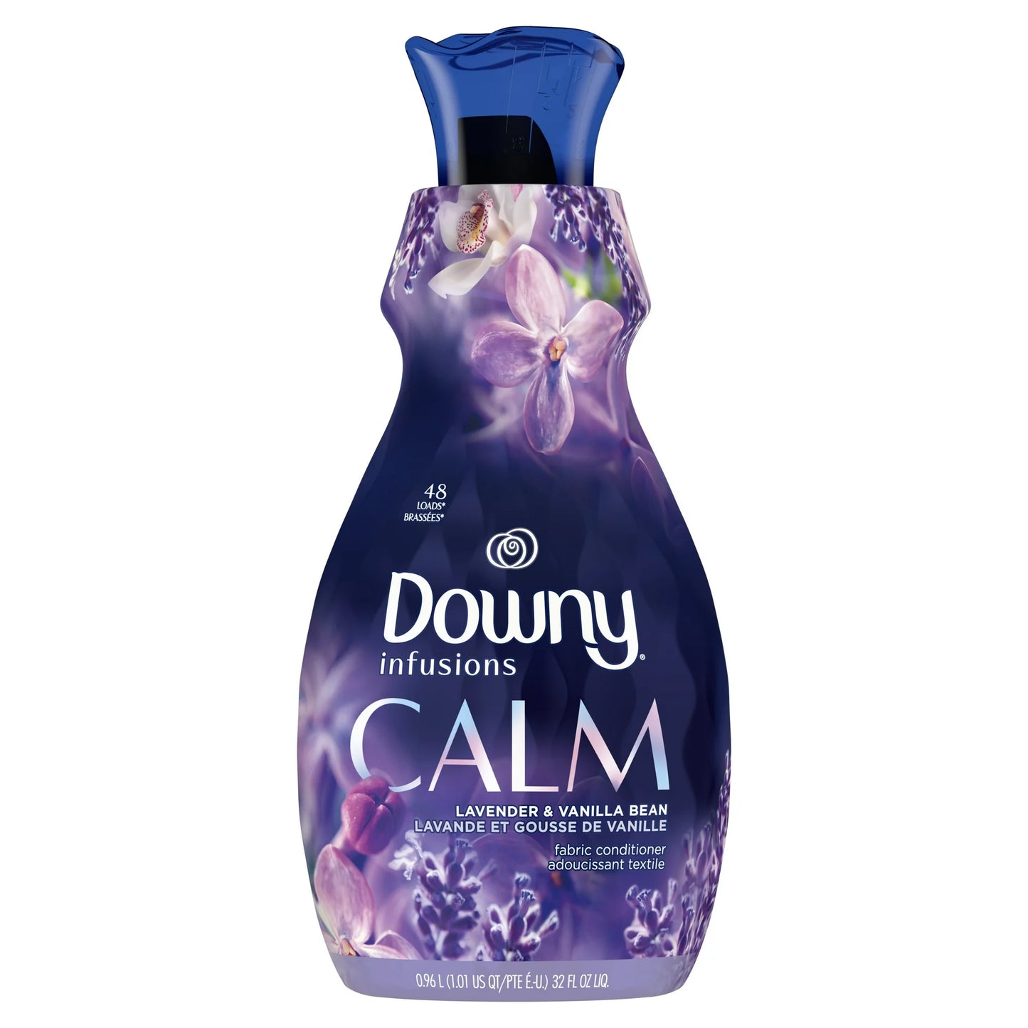 Downy Infusions, Calm Lavender, 48 Loads Liquid Fabric Softener, 32 fl oz