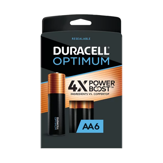 金霸王最佳 AA 電池，搭配 4X POWER BOOST™，6 包可重新密封包裝