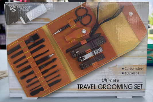 Ultimate 16 Piece Travel Grooming Set